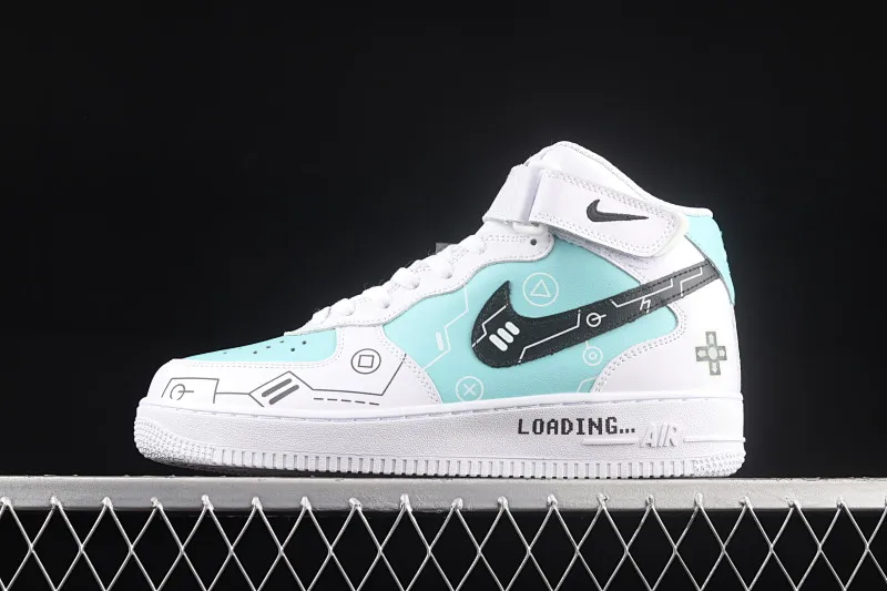 All categories Nk Air Force 1 Air Force series Nk Air Force 1 Mid Air Force mid-top Nk Air Force 1'07 Mid PS5 video game theme Air Force One mid-top casual sneakers CW2288-116